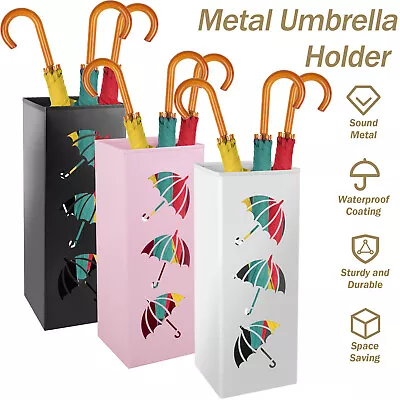 Metal Umbrella Holder Free Standing Umbrella Stand Rack Decorative ♐ • $35.39