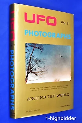UFO Photographs Around The World Volume 2 1st Ed HCDJ Stevens Roberts NICE!!! • $99.99