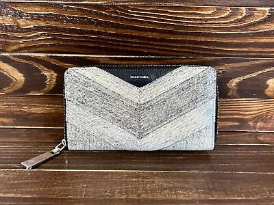 Diesel Denim Wallet Gray Women's Accessories Luxury Brand Fashion Style • $120.99