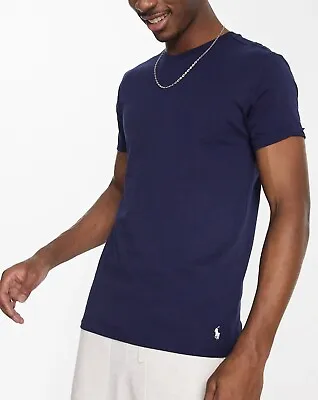 Ralph Lauren Polo Classic Cotton Crew Neck 3 Pack Navy T-Shirt -  Men’s M - BNWT • £42.99