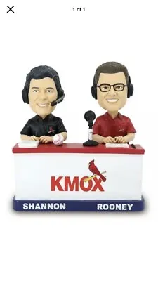 St Louis Cardinals Voice Chip Bobblehead: Mike Shannon + Rooney - 9/5/19 SGA NIB • $54.99