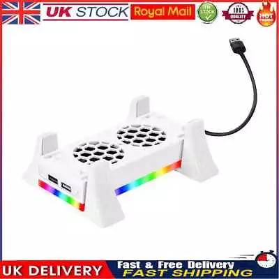 Cooling Fan Stand With Color Light Vertical Stand Cooler For Xbox Series S • £15.48