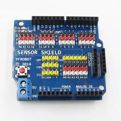£5.90 • Buy Sensor Shield Expansion Board Shield For Arduino UNO R3 V5.0 Module -UK