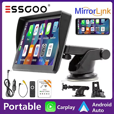 Car Stereo Carplay HD Touchscreen Android 13 GPS Radio WIFI Head Unit Rortable • $47.17