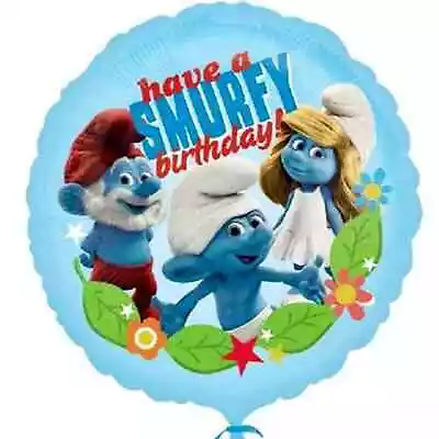 $49.99 • Buy 18  Have A Smurfy Happy Birthday Smurfs Foil Balloons, 100 Count