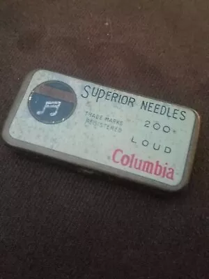 Gramophone Phonograph Needle Tin Nadeldose Japanese Columbia • $25