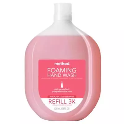 Method Pink Grapefruit Scent Foam Hand Soap Refill 28 Oz (Pack Of 4) • $41.85