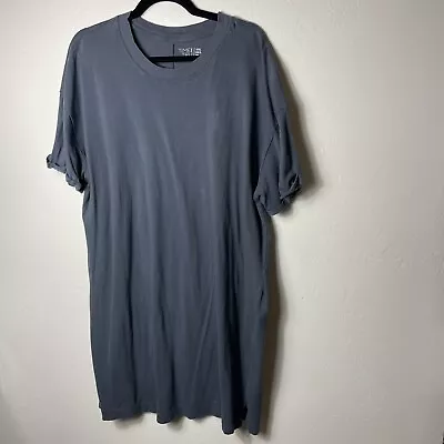 Time And Tru Mumu Dress Gray Stretch Plus Size 2X • $3