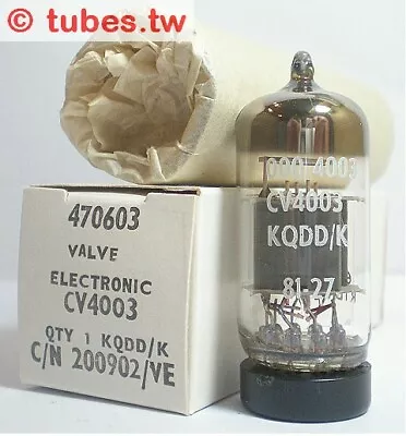 Mullard ECC802S=M8136 =CV4003=12AU7WA ECC82 Box Plate1980sUK Made!TUBEVALVE • $82.90