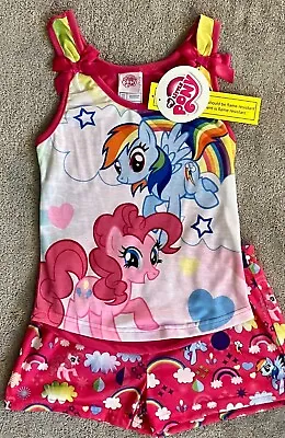 My Little Pony - Girls Bow Tank Pajama Short Set - Small Medium Large - New • $14.95