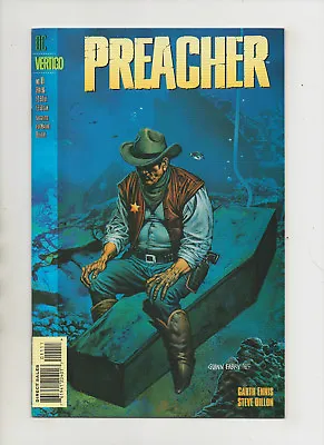 Preacher #11 - John Wayne App! Coffin Cover - (Grade 9.2) 1996 • $9.84