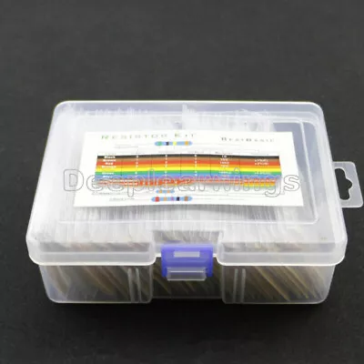 1460pcs Metal Film Resistor Kit Assortment Set Labelled 1 Precision 73 Values • $12.88