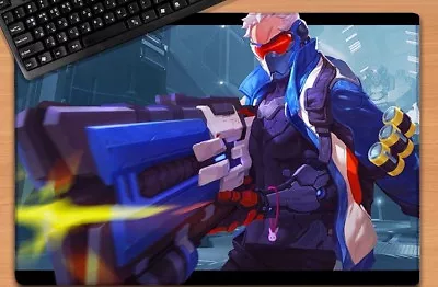 $37.95 • Buy Overwatch SOLDIER Gaming Mouse Pad Desktop PC Computer 5mm Rubber 60cmx40cm AUS