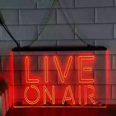 On Air Led Neon Light Sign Live Music Studio Home Decoration 3D Lamp Sport Gift • $26.89