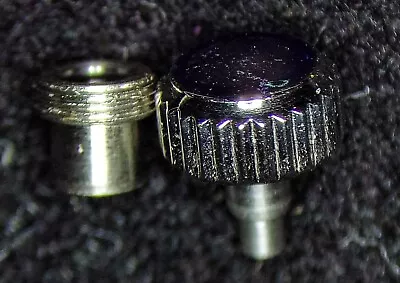 1x Screwdown Locking Crown & Case Tube -- Head 5.5mm Tube 2.0mm Thread 3.5mm • £5.99