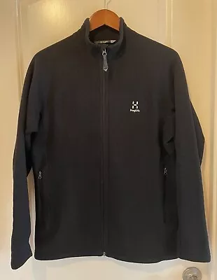 Haglofs Men's Medium Zip Up Black Sweater / Jacket • $28.99