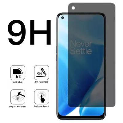 1/2/3 Pack Tempered Glass Screen Protector Anti-Spy For OnePlus 10 9 8 Pro 8T • $5.60