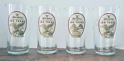 Set Of 4 Yuengling 190 Years Brewing Good Times Pint Beer Glasses 5 3/4  Tall  • $35.99