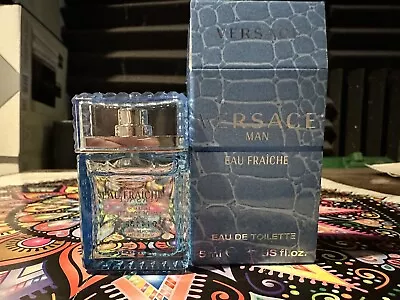 Versace Man Eau Fraiche EDT 0.17 Oz / 5 ML (not A Spray) • $8.99