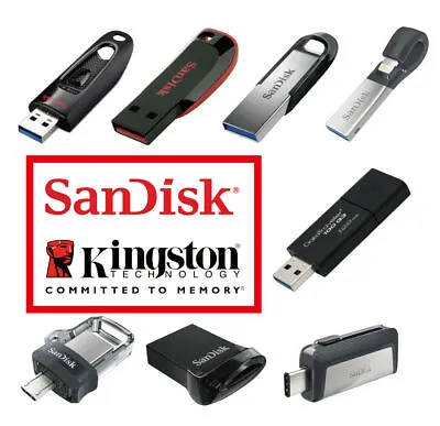 $9.98 • Buy USB Flash Drive SanDisk Ultra 8GB 16G 32GB 64GB 128GB 256G  Memory Stick USB 3.0