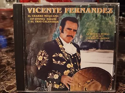 Vicente Fernandez - El Charro Mexicano CD VG + MUY BUENAS CONDICIONES 1991 Sony! • $11