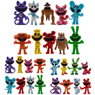 Smiling Critters Figures Horror Game Hoppy Hopscotch Cake Toppers Model Toys • £13.49