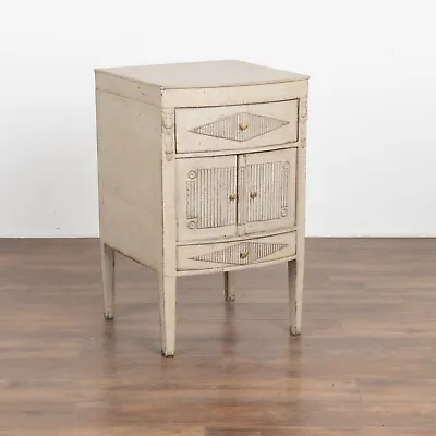 Gray Painted Small Gustavian Cabinet Nightstand Sweden Circa 1880 • $2950