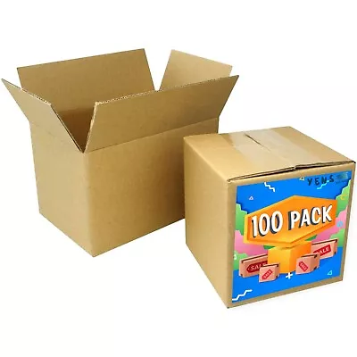 100pcs-8x6x6 Cardboard Paper Boxes Mailing Packing Shipping Box-Economic Grade • $46.99