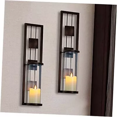 Wall Sconce Candle Holder Metal Wall Decorations For Living Room Bathroom  • £44.72