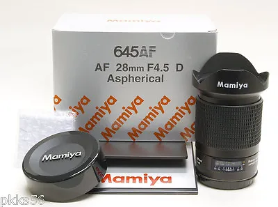 Mamiya 645 AFD III / AFD II / AFD Phase One 28mm/4.5 ASPHERICAL D Lens • $2800