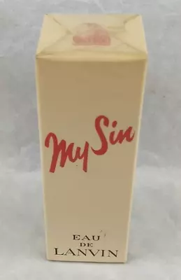 Vintage MY SIN Eau De Lanvin No. 17 Perfume 1.33 Oz NEW SEALED BOX Discontinued • $100