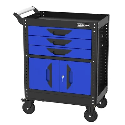 WORKPRO 27.5  3-Drawer Rolling Tool Chest W/Wheels Tool Storage Cabinet Tool Box • $215.99