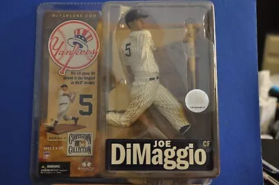 Joe DiMaggio Cooperstown Collection Series 4 McFarlane Yankees Pinstripes Figure • $17.99