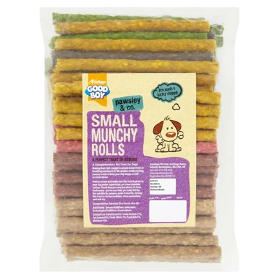 £8.49 • Buy Goodboy Premium Small Munchy Rolls Dog Puppy Treat Stick Chew 100 Rolls 05194