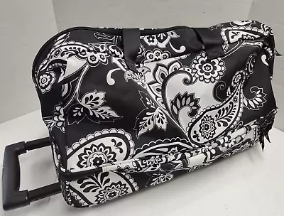 VERA BRADLEY Carryon Rolling Duffel Bag Luggage Retractable Handle • $28