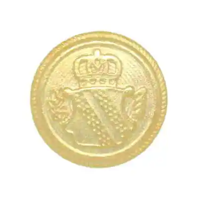 METAL GOLD MILITARY CROWN SHIELD CREST SHANK BUTTONS 20mm 23mm • £5.79