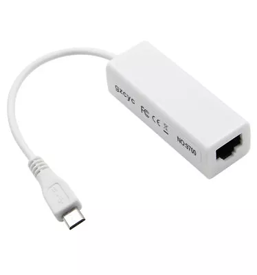 Micro USB OTG LAN USB HUB Port Ethernet RJ45 For Raspberry Pi Zero • $4.45