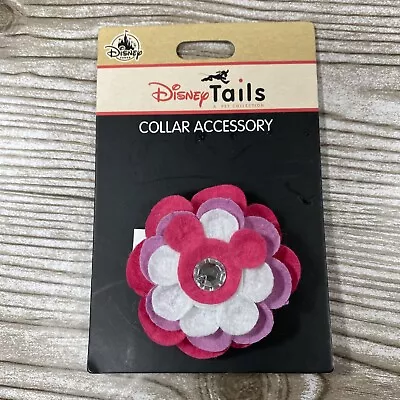 Disney Parks Tails Collar Accessory Mouse Icon Flower Jewel For Pets Dog Cat NEW • $9