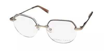 New Kendall + Kylie Kko169 Valerie Eyewear Designer Metal & Plastic 50-14-145 • $29.95