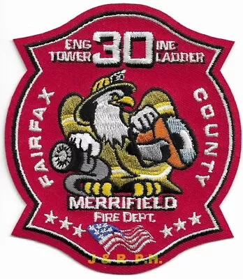 Merrifield Station - 30 / Fairfax County Virginia (3.5  X 4  Size) Fire Patch • $4.35