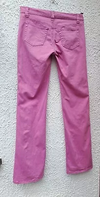 UNITED COLORS OF  BENETTON Ladies Baby Pnk Jeans F/&Back Pockets Waist 30 In • £6