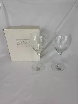 2x Mikasa Calla Lily -  Crystal Water Goblet - Replacement 9.25  • $50