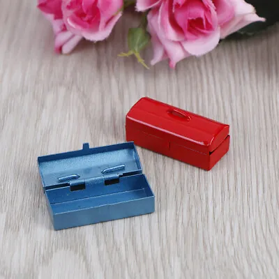 Miniature Furniture Dollhouse Toolbox Decoration Classic Toy FTB_d1 • $8.44