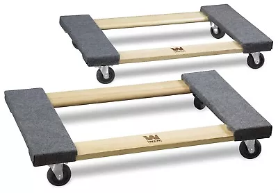 WEN 721830 1320-Pound Capacity 18-by-30-Inch Hardwood Mover�s Dolly 2-Pack • $45.35