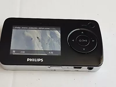 Philips GoGear SA6045/02 4Gb MP3/MP4 Video Player Digital Media Player - BLACK • £89.99