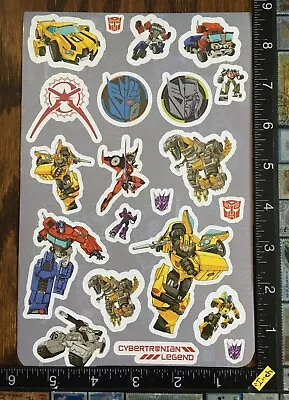 Transformers By Hasbro One Sheet Beautiful Stickers #cyber7 • $1.69