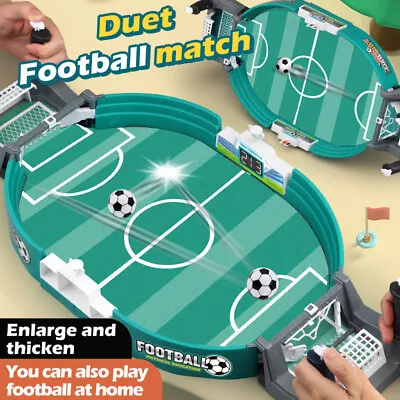 Interactive Toys Gift Funny Football Table Game For Kids Adults Tabletop Soccer • £19.49