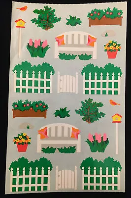 Mrs. Grossman’s GARDEN Stickers. 2 Squares. 1998. Retired. • $2.99