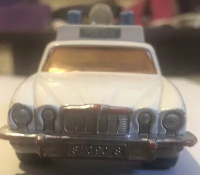 Matchbox. 1977 Jaguar XJ6C. 58/100. White Police Car • $25