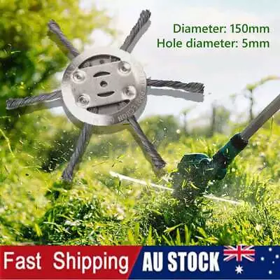 Steel Wire Trimmer Head Grass Cutter Edge Brush Blade Whipper Snipper Quickly TL • $16.96